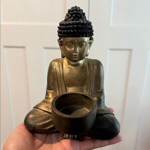 Gold Buddha Tealight Holder